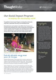 Our Social Impact Program - ThoughtWorks
