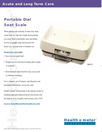 Portable Dial Seat Scale - QuickMedical