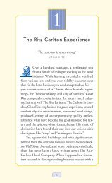 The Ritz-Carlton Experience - McGraw-Hill Books