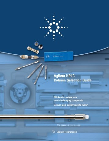 Agilent HPLC Column Selection Guide