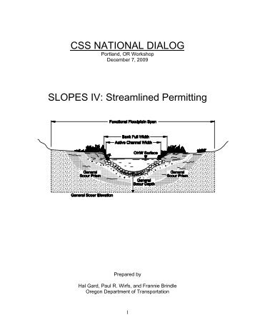 CSS National Dialog - Slopes IV Handout - (CSS) National Dialog 2