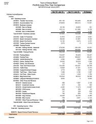 Profit & Loss Prev Year Comparison - Team-Logic