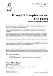 Group B Streptococcus: The Facts - Group B Strep Support