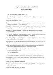 CÃ³digo Nacional de TrÃ¡nsito Decreto Ley NÂº 10135 de 16 de ...