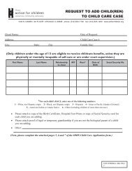 Request for Redetermination Form - Illinois Action for Children