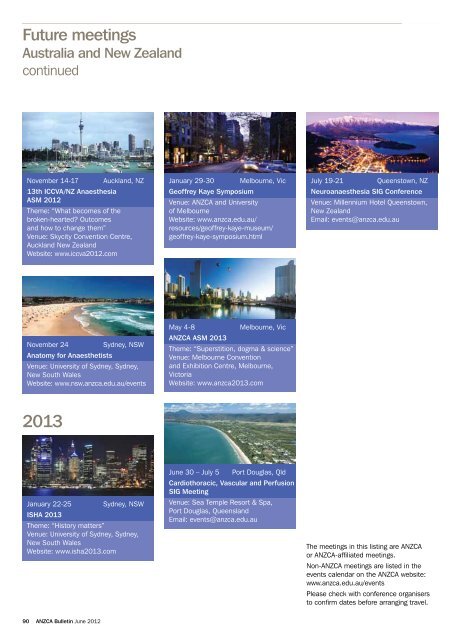 ANZCA Bulletin June 2012 - final.pdf - Australian and New Zealand ...