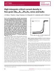 High intergrain critical current density in fine-grain - National High ...