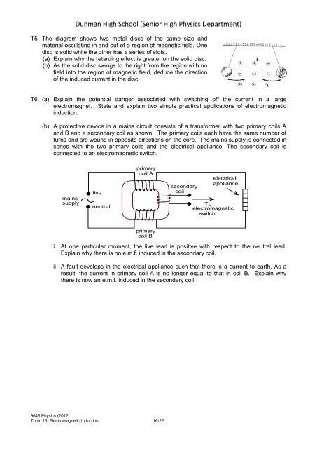 Electromagnetic Induction - ASKnLearn