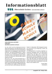 Informationsblatt - Oberschule Eschen