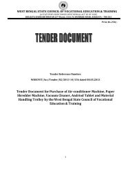 Tender Document forPurchase of Air-conditioner Machine ... - wbscvet