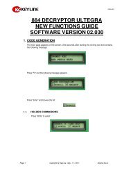 884 decryptor ultegra new functions guide software version 02.030