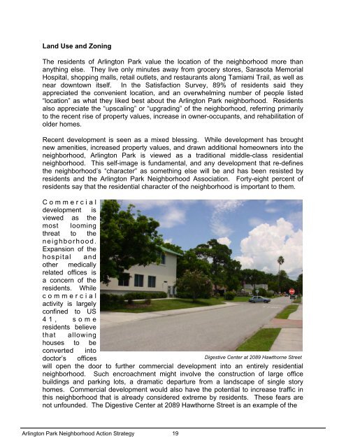 Arlington Park Neighborhood Action Strategy - City of Sarasota