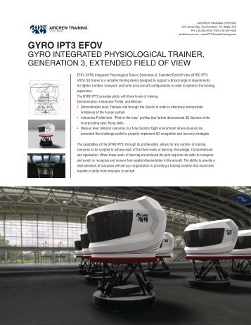 GYRO IPT3 EFOV - ETC Aircrew Training Systems