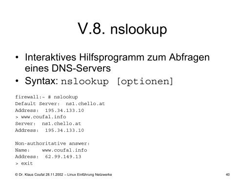 [PDF] Linux Netzwerke