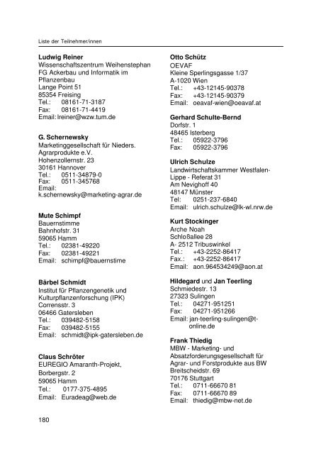 Schriften zu Genetischen Ressourcen - Genres