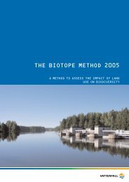 The biotope method - Vattenfall