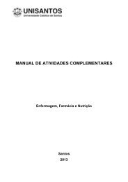 MANUAL DE ATIVIDADES COMPLEMENTARES DO ... - Unisantos