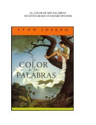 EL COLOR DE MIS PALABRAS