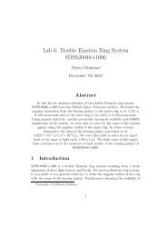 Lab 6: Double Einstein Ring System SDSSJ0946+1006 - UGAstro