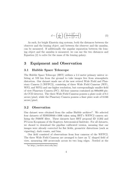 Lab 6: Double Einstein Ring System SDSSJ0946+1006 - UGAstro