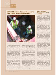 NUCA NEWS - Utility Contractor Magazine