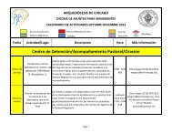 Calendario de Actividades