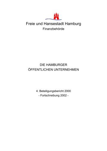 Freie und Hansestadt Hamburg - FHH Beteiligungsbericht - Hamburg