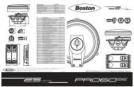 Product Manual - Boston Acoustics