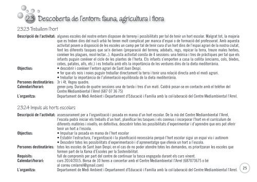 Programes i serveis educatius 2013-2014 - Ajuntament de Sant ...