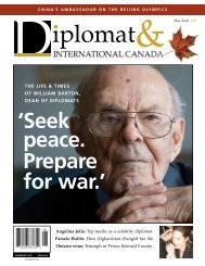 ' seek peace. prepare for war.' - Diplomat Magazine