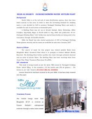 delhi jal board's packaged drinking water bottling plant