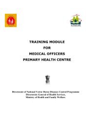 training module for medical officers primary health centre - NVBDCP