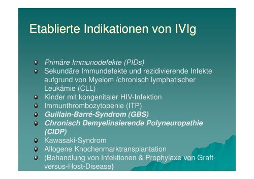 (GBS) Chronisch Demyelinsierende Polyneuropathie