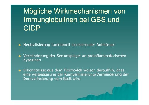 (GBS) Chronisch Demyelinsierende Polyneuropathie