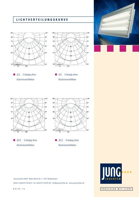 Datenblatt zu den JFZ-Leuchten downloaden. - Jung Leuchten GmbH