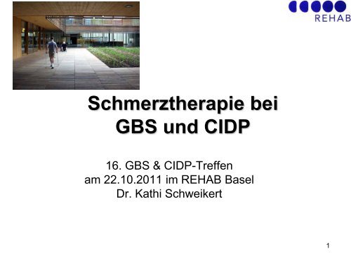 GBS/CIDP: Schmerztherapie - Guillain-Barré Syndrom