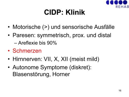 GBS/CIDP: Schmerztherapie - Guillain-Barré Syndrom