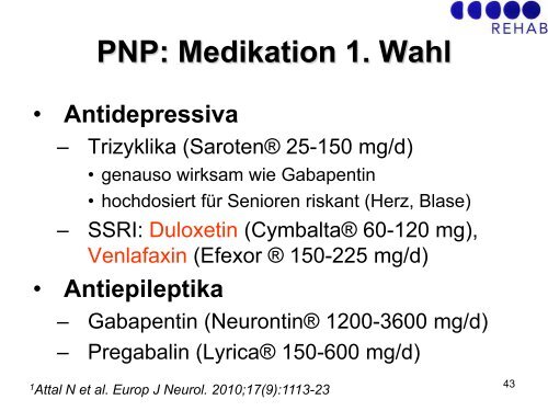 GBS/CIDP: Schmerztherapie - Guillain-Barré Syndrom