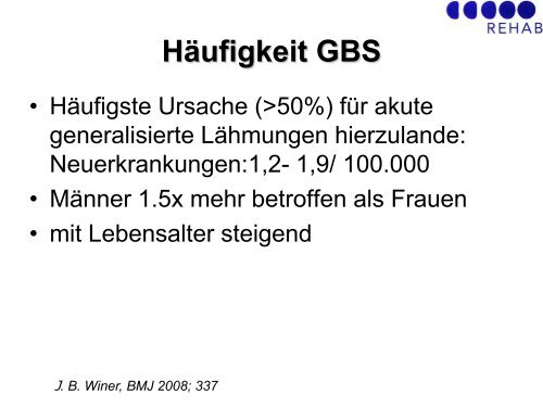 GBS/CIDP: Schmerztherapie - Guillain-Barré Syndrom