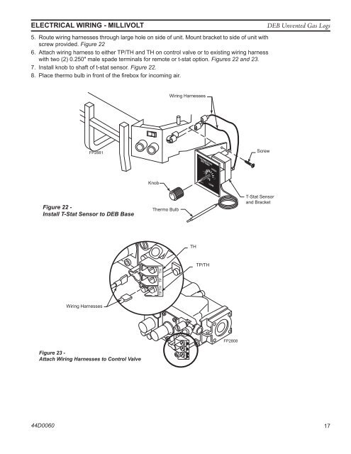 Manual - Unvented Gas Log Heater or Vented Decorative Appliance