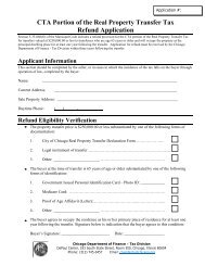 CTA Real Property Transfer Tax Refund Form - Illinois Department ...