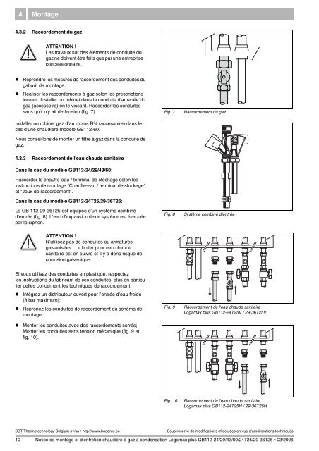 MWA Logamax plus GB112 - BE(FR)