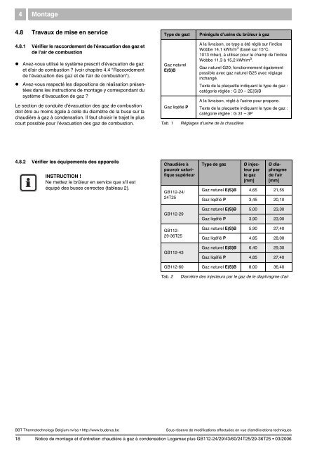 MWA Logamax plus GB112 - BE(FR)