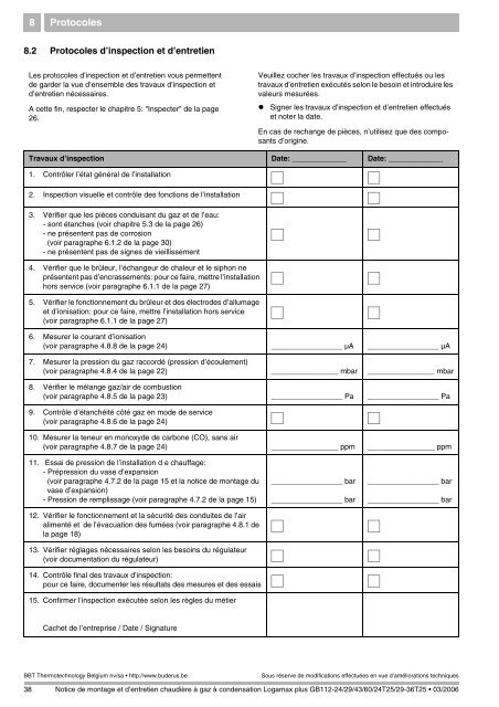 MWA Logamax plus GB112 - BE(FR)