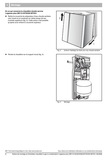 MWA Logamax plus GB112 - BE(FR)