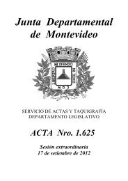 SesiÃ³n Extraordinaria - Junta Departamental de Montevideo