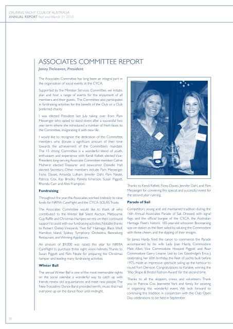 2009/10 Annual Report - Cruising Yacht Club of Australia