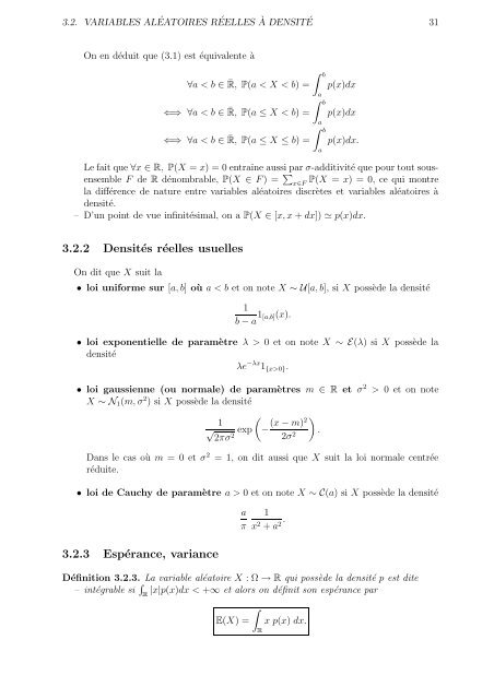 ProbabilitÃ©s et Applications