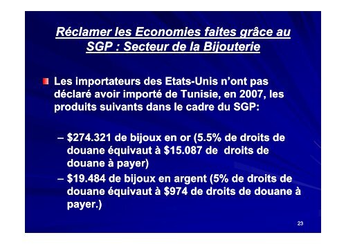 DÃ©velopper les exportationsdans le cadre du programme SGP