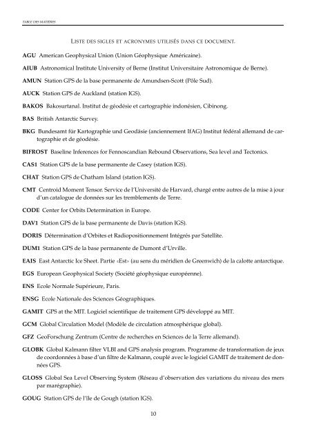 TÃ©lÃ©charger le mÃ©moire - Recherche - Ign